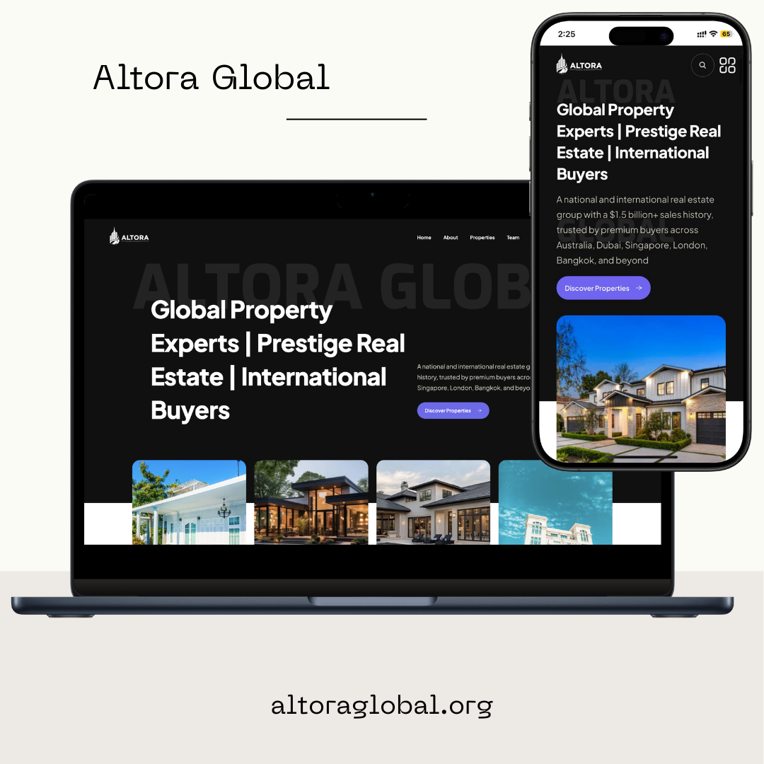 Altora Global Website Redesign